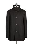 Hugo Boss Wool Zip-front Coat
