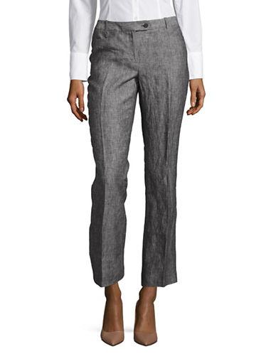 Calvin Klein Petite Textured Linen Pants