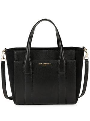 Karl Lagerfeld Paris Classic Logo Satchel Bag