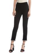 Karen Kane Faux Pearl Skinny-fit Piper Pants