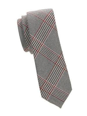 Lord Taylor Johnston Skinny Plaid Tie