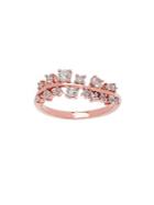 Lord & Taylor White Topaz And 14k Rose Gold Ring
