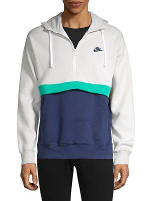 Nike Colorblock Cotton-blend Hoodie