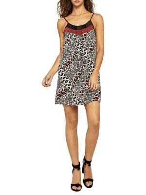 Bcbgeneration Triangles Colorblock A-line Mini Dress