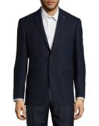 Ted Baker Textured Two-button Wool Blazer