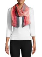 Calvin Klein Ombre Leopard Scarf