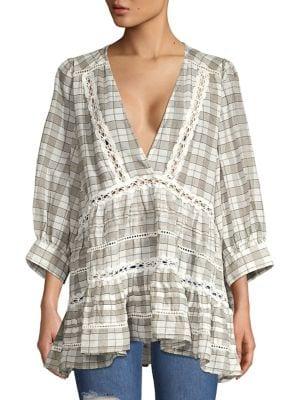 Free People Time Out Lace Tunic