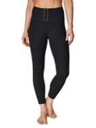 Betsey Johnson High-rise Lace-up Leggings