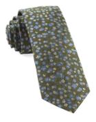 The Tie Bar Floral Army Silk Tie