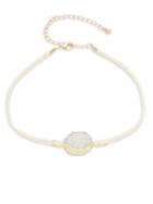 Design Lab Lord & Taylor Druzy Stone Choker Necklace