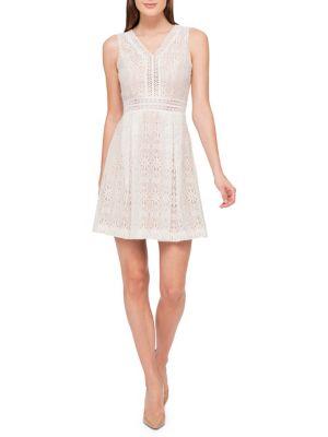 Guess Sleeveless Lace Mini Dress