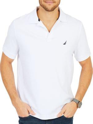 Nautica Solid Interlock Polo Shirt