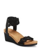 Lucky Brand Kierlo Macrame Wedge Sandals