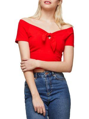 Miss Selfridge Bunny Self-tie Top