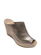 Andre Assous Cici Metallic Espadrille Mules
