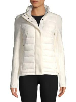 Marc New York Performance Mixed-media Puffer Jacket