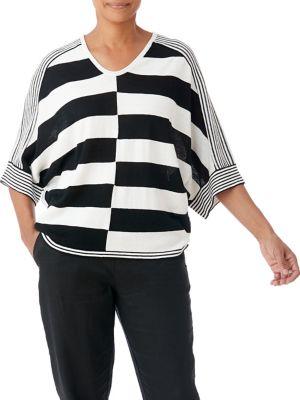 Olsen Glam Sarafi Block Stripe Sweater
