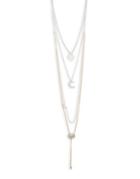 Design Lab Lord & Taylor Crystal Four-row Necklace