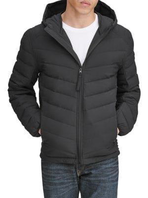 Marc New York Delavan Packable Hooded Jacket