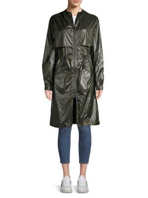 Askya Hi-shine Zip-front Windbreaker