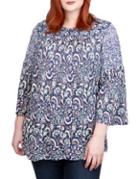 Lucky Brand Plus Floral Blouse