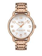 Coach Delancey Rose Goldtone Stainless Steel Watch, 14502497