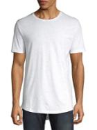 Only And Sons Long Textured Cotton Blend Tee