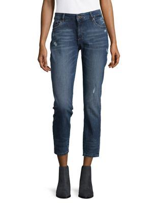 Dl Mid-rise Distressed Jeans