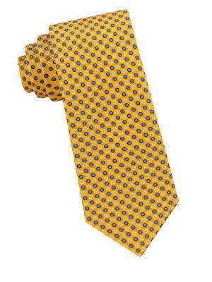 Ted Baker London Micro Frame Circle Silk Tie