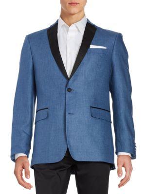 Tallia Orange Retro-style Linen Sportcoat