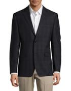 Lauren Ralph Lauren Checkered Wool Suit Jacket