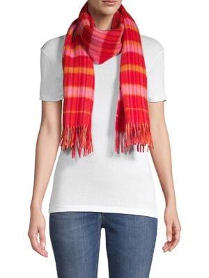 Weekend Max Mara Formica Check Alpaca Scarf