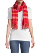Weekend Max Mara Formica Check Alpaca Scarf