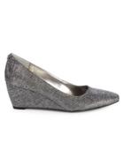 Anne Klein Isley Textured Wedge Pumps