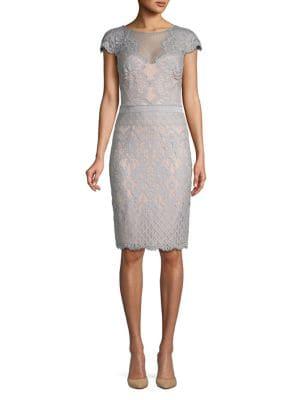 Tadashi Shoji Lace Knee-length Sheath Dress