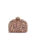 Sondra Roberts Leopard-print Faux Fur Clutch