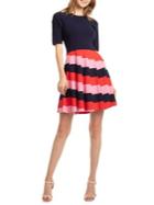 Trina Turk The Tourist Striped Cotton A-line Dress