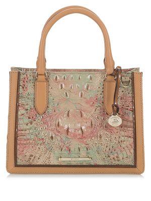 Brahmin Small Camille Amal Leather Satchel