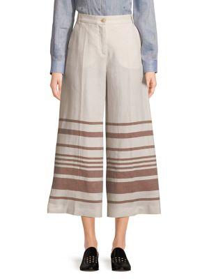 Weekend Max Mara Stripe Cropped Pants