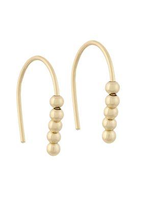 French Connection Small Dot Drop Earrings