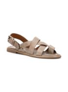 Frye Tait Softy Crisscross Leather Sandals