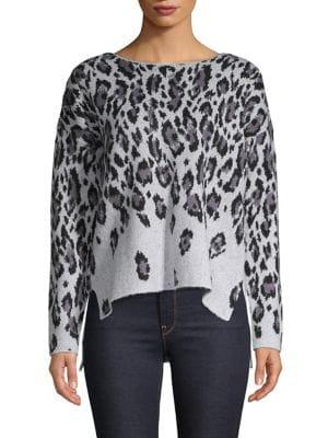 Premise Leopard-print Pullover Top
