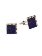 Lord Taylor Blue Sodalite Square Cufflinks