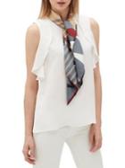 Lafayette 148 New York Printed Silk Twill Scarf