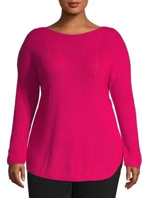 Context Plus Dotted Directional-knit Sweater