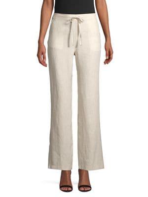Vince Camuto Drawstring Linen Pants