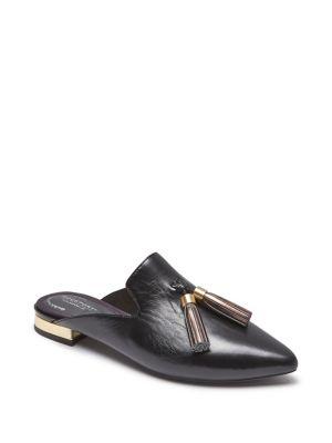 Rockport Total Motion Adelyn Tassel Leather Mules
