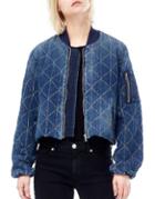 Hudson Jeans Gene Puffy Quilted Bomber Jacket