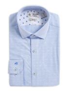 Penguin Slim-fit Dot Dobby Spread-collar Dress Shirt