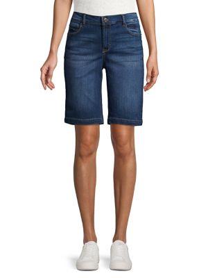 Kensie Jeans Bermuda Denim Shorts